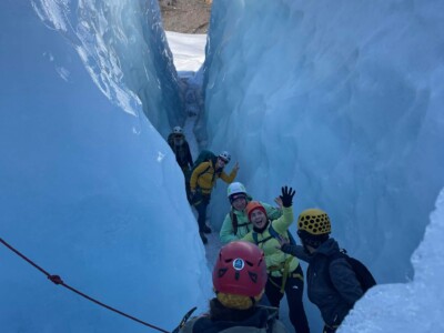 group on a hiking trip to Skaftafell