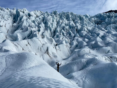 man conquering icewall